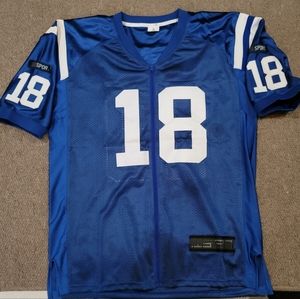Rare vintage Peyton Manning Indianapolis Colts zip up jersey.